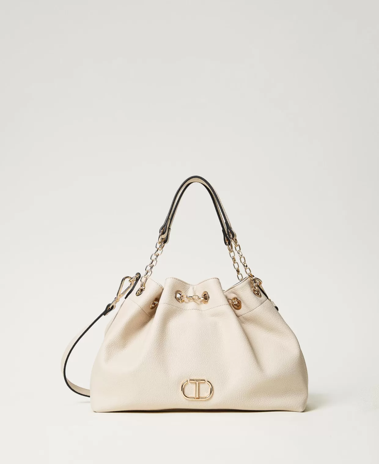 TWINSET Milano Cabas | Sacs À Bandoulière*Cabas Avec Oval T Et Anses Façon Cordon De Serrage