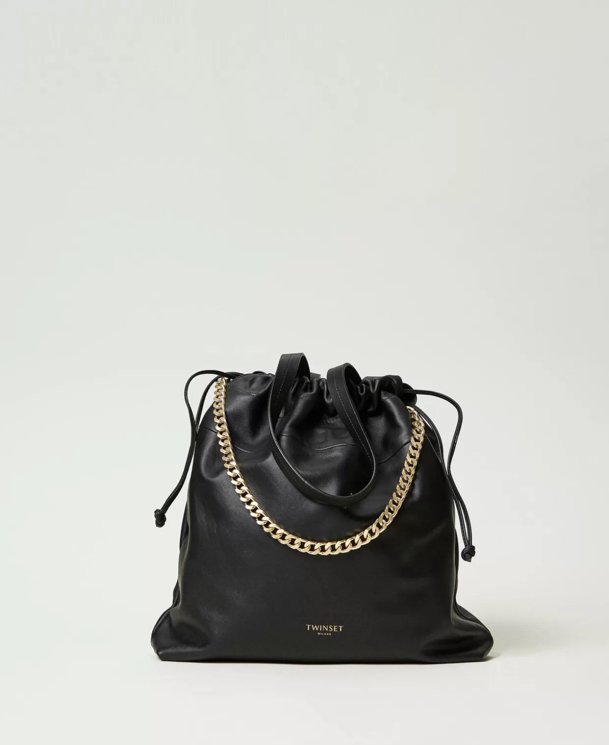 TWINSET Milano Cabas | Sacs À Main*Grand Cabas En Cuir Avec Cordon De Serrage