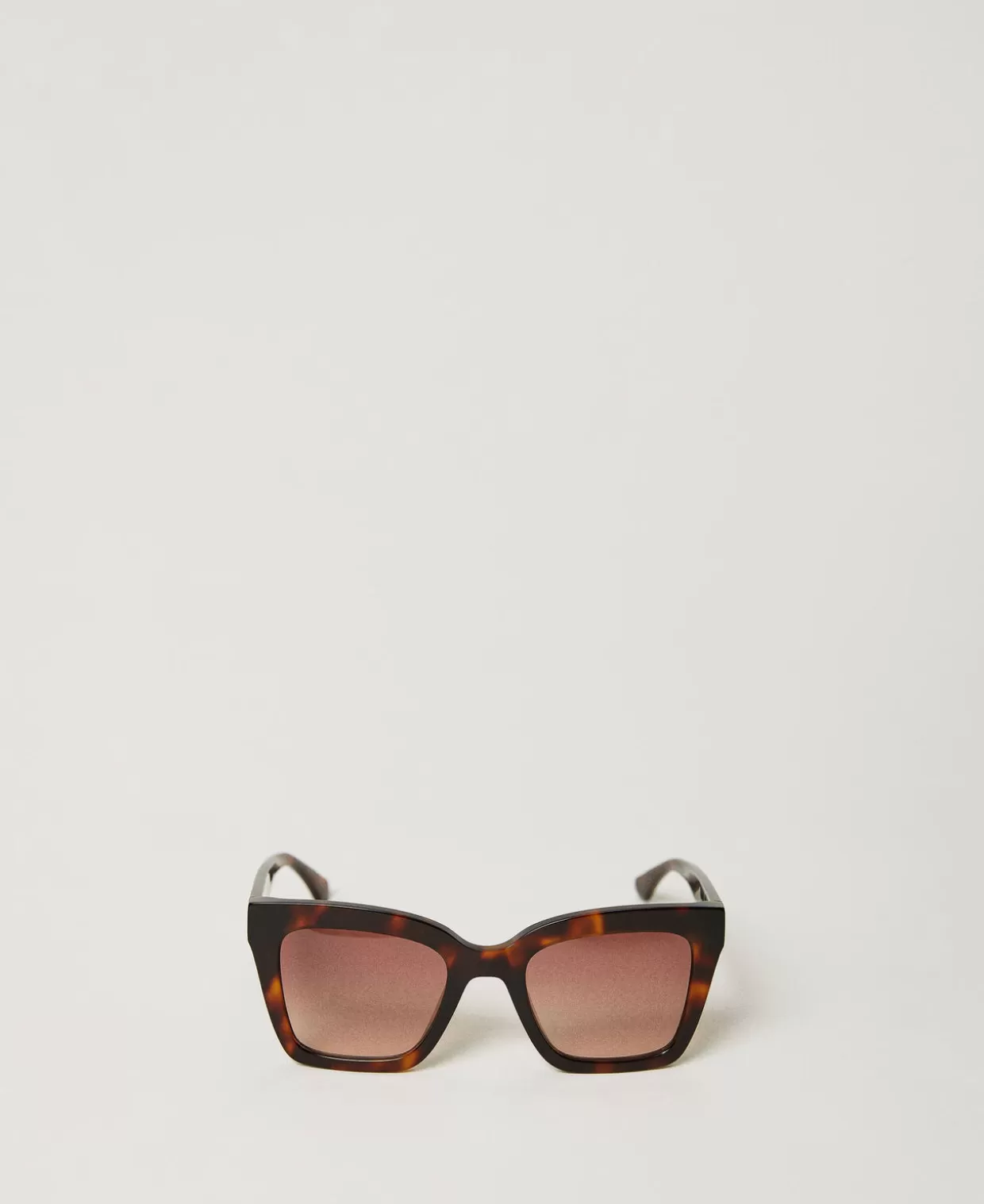 TWINSET Milano Lunettes De Soleil*Lunettes De Soleil Carrées écaille De Tortue