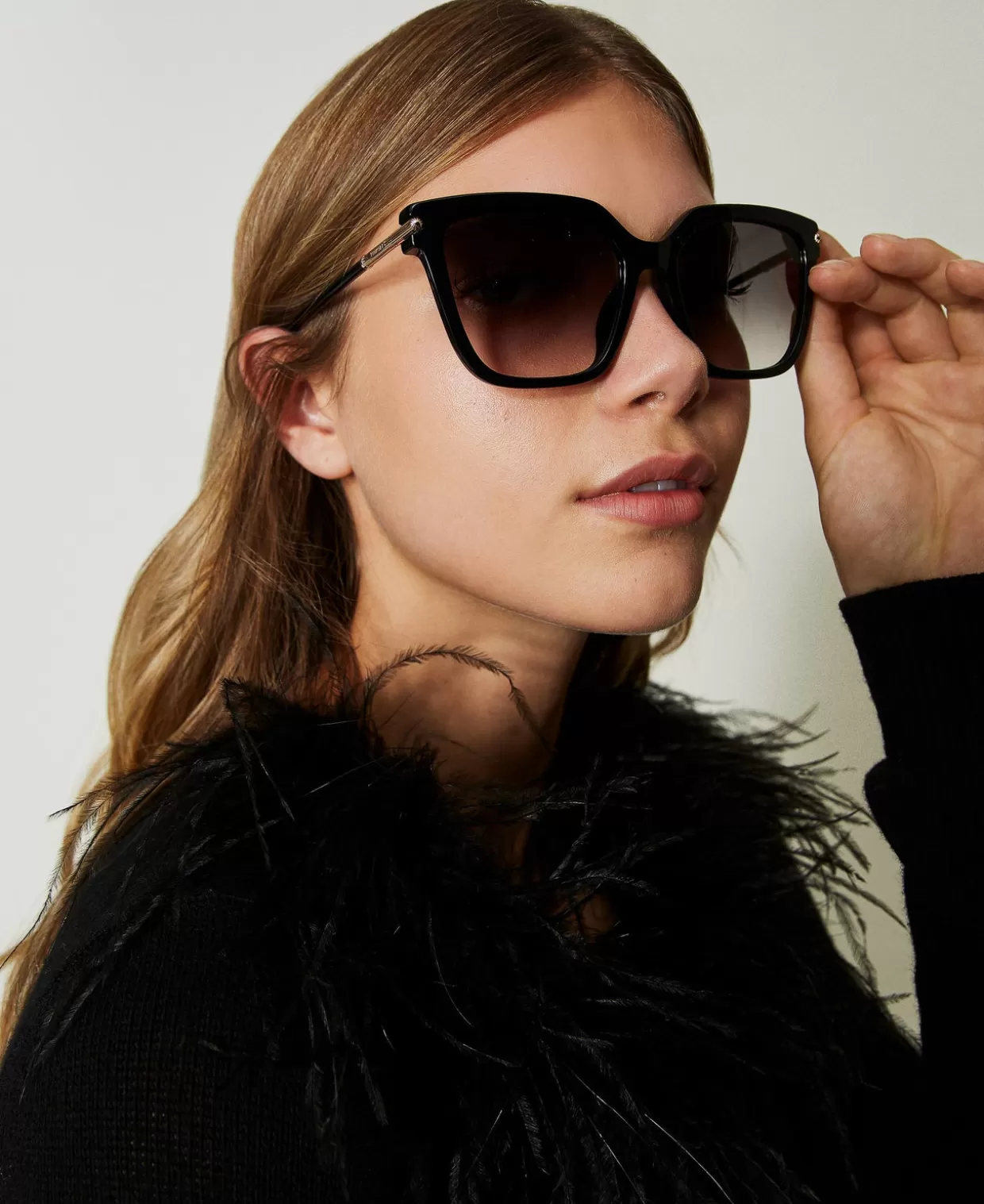 TWINSET Milano Lunettes De Soleil*Lunettes De Soleil Géométriques Avec Logo