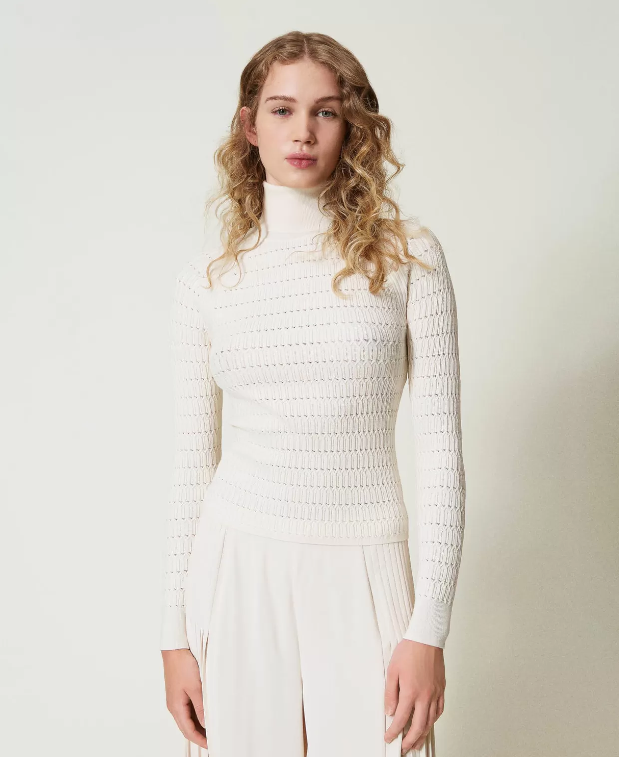 TWINSET Milano Pulls Et Cardigans*Pull Ajusté Avec Col Montant