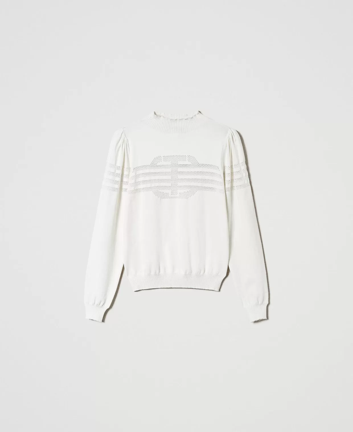 TWINSET Milano Pulls Et Cardigans*Pull Col Montant Avec Finition Oval T