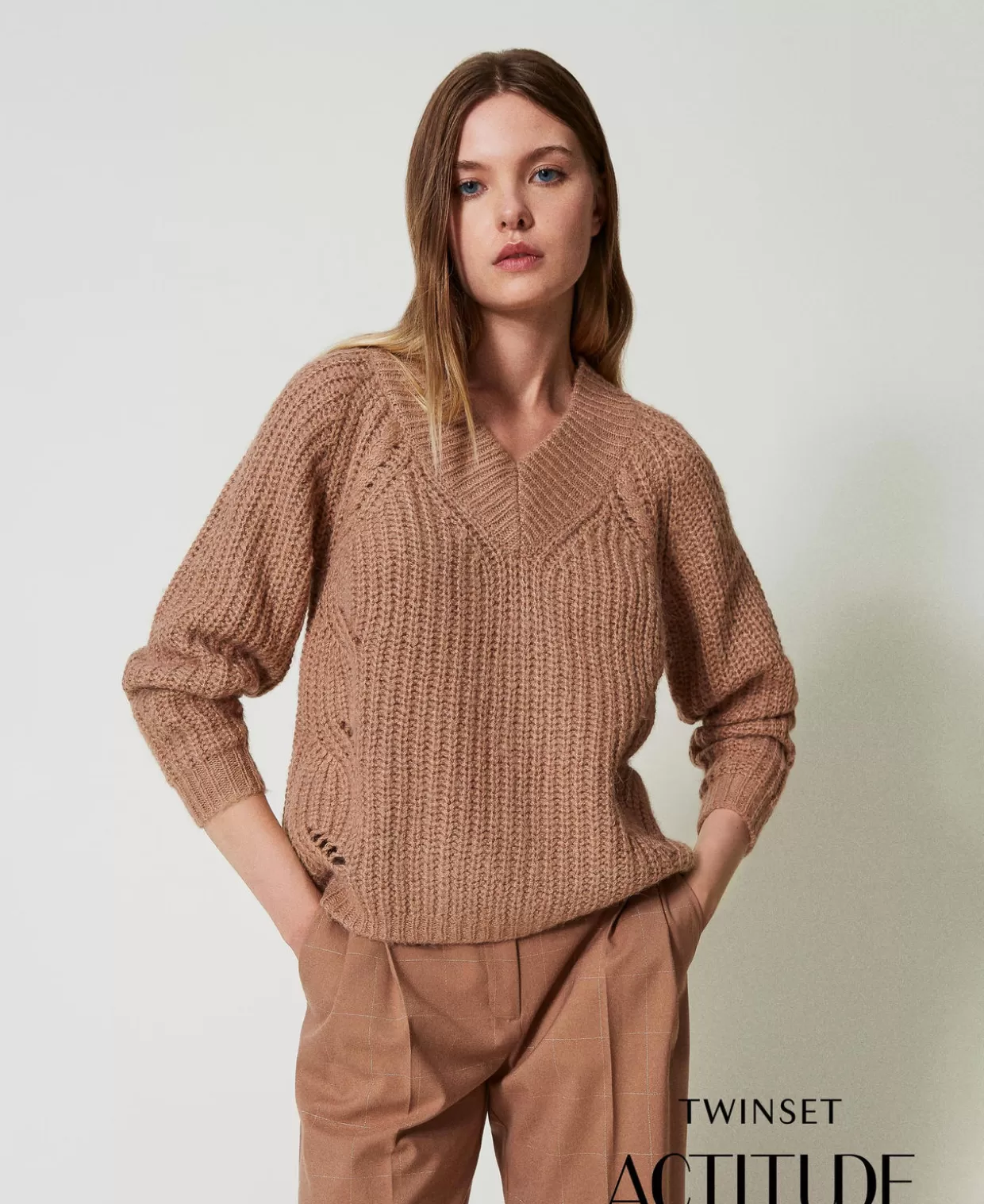 TWINSET Milano Pulls Et Cardigans*Pull Côtelé Avec Torsades